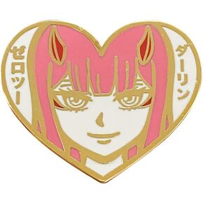 Darling In The Franxx Code:002 Nine Iota Zero Two 1.25" ENAMEL PIN BADGE
