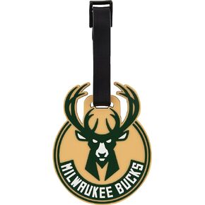 Milwaukee Bucks Team NBA National Basketball Association Luggage Tag Bag (PVC Luggage Tag)