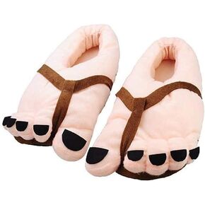 XKONG Big Toe Shoes，Cartoon Toe Shoes，Warm Soft Slippers，Male Female Winter Cartoon Funny Indoor Shoes