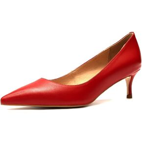 Women's Dress Low Heel Leather Pump