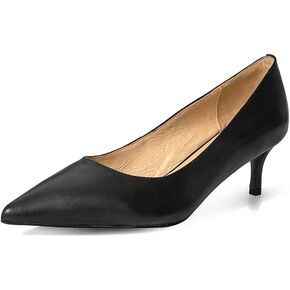 Women's Dress Low Heel Leather Pump