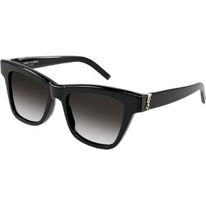 Saint Laurent Woman Sunglasses Gold Frame, Grey Lenses, 52MM