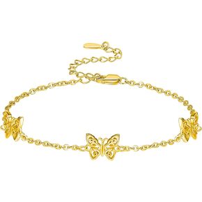 Palpitate Butterfly Bracelet Celtic knot Bracelet Sterling Silver Butterfly Bracelets for Women Irish Celtic Jewelry Good Luck Jewelry Gifts