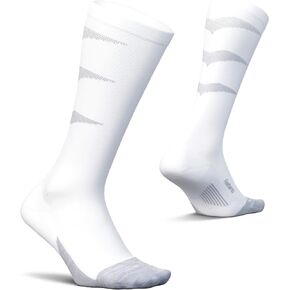 Feetures Graduated Compression Light Cushion Knee High - Compression Socks for Men & Women - Running & Athletic Recovery