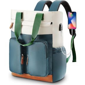 Laptop Backpack for Women, 15.6 Inch Laptop Bag With USB Port, Anti Theft Backpack With laptop compartment, Business Computer Backpack Purse for Travel Work, Large Backpack For College