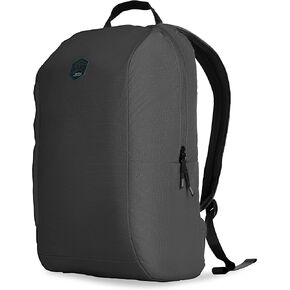 STM BagPack - Lightweight Travel Backpack - Inflatable Laptop Protection for up to 16" Laptop - Compact Self Contained Storable Bag, Water Resistant, Use as a Daypack or Everyday Pack - coffee brown