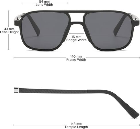UNIEOWFA 3Pcs Polarized Magnetic Clip-on Sunglasses for men Aviator UV400 Magnetic Clip on Glasses in Saudi Arabia