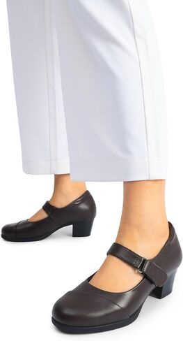 DREAM PAIRS Women's Chunky Low Block Closed Toe Heels Mary Janes Pumps Comfortable Round Toe Dress Work Wedding Shoes in Saudi Arabia