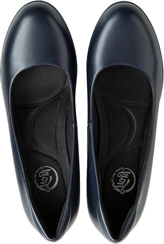 Trary Women's Chunky Low Block Heels Slip on Pumps,Comfortable Classic Closed Round Toe Work Dress Wedding Office Lady Pumps Shoes in Kuwait