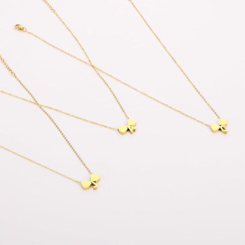 الذهب القلائد القلب الأولي للنساء الفتيات، لذيذ الذهب حرف قلادة صغيرة a-z قلادة قلادة قلادة العصرية لطيف شخصية حرف واحد فقط اسم قلادة الذهب والمجوهرات قلادة للفتيات في سن المراهقة هدية in Kuwait