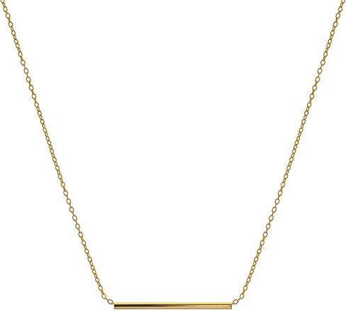 BYCHARI Waimea Necklace, 16/18", Gold, No Gemstone in Saudi Arabia