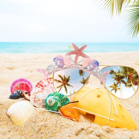 SuPoo Mermaid Tail Princess Tiara and Sash Birthday Girl Headbands in Kuwait