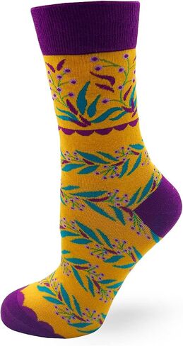 Go Away I'm Introverting Novelty Crew Socks for Women - 1 Pair, Fits Ladies Shoe Size 5-10 in Saudi Arabia