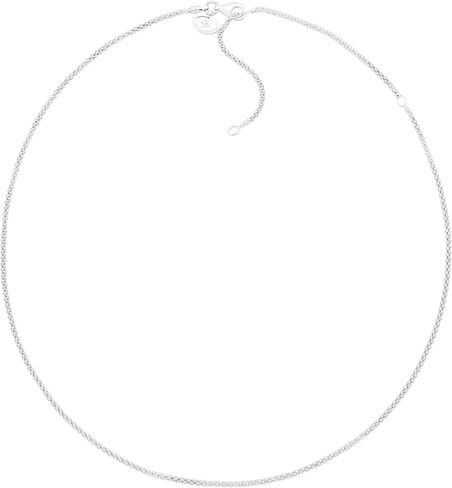 Silpada 'Popcorn Charm' Chain Necklace in Polished Sterling Silver, 18" in Saudi Arabia