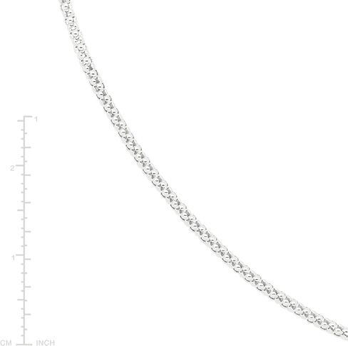 Silpada 'Popcorn Charm' Chain Necklace in Polished Sterling Silver, 18" in Saudi Arabia