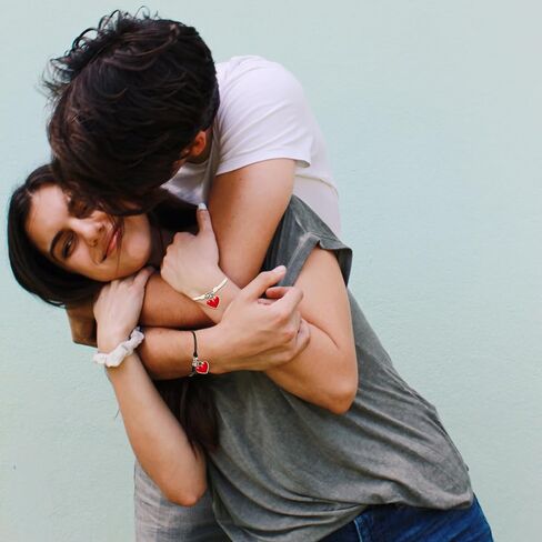 Couples Bracelets for Him and Her, Matching Bracelets for Couples, Long Distance Bracelets, Anniversary Gifts for Boyfriend Girlfriend, Pinky Promise Bracelets for Husband Wife Hand Woven Bracelet in Kuwait