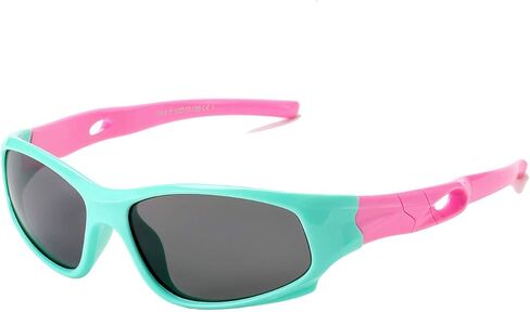 AZorb Sports Polarized Kids Sunglasses TPEE Rubber Flexible Frame for Children Age 3-10 in Saudi Arabia