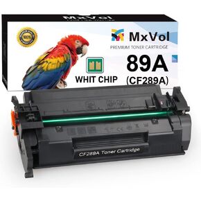 MxVol Compatible 89A CF289A Black Toner Cartridge (with CHIP) Replacement for HP 89A CF289A 89X CF289X for HP Enterprise M507 M507n M507dn M507x MFP M528dn M528f M528c M528z Printer Toner (1-Pack)