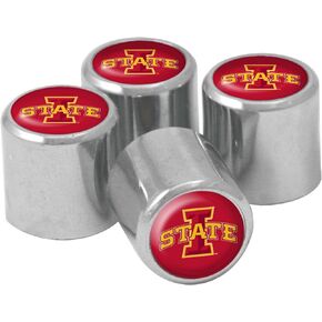 NCAA Iowa State Cyclones Metal Tire Valve Stem Caps, 4-Pack