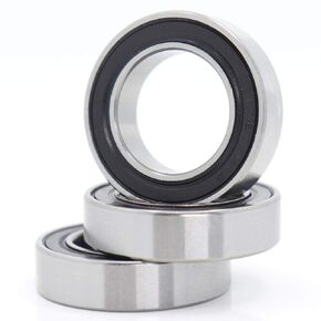 17287-2RS Ball Bearing, 17x28x7mm Steel Balls Rubber Sealed, MR17287 RS Free Hub Bearings for Hope Fatsno Pro4 Lower Crank, (Pick of 3Pcs)