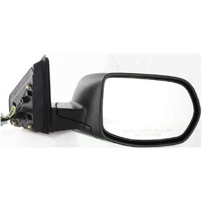 For Honda CR-V 2007 08 09 10 2011 Door Mirror Passenger Side | Power | Non-Heated | Manual Folding | Textured Black | Replacement For 76200SWAA02 | HO1321226