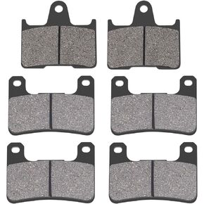 XuLong Front & Rear Brake Pads Compatible with SUZUKI GSXR600 GSXR 600 K4/K5/XK5 2004-2005/GSXR750 GSXR 750 K4/K5/XK5 2004-2005/GSXR1000 GSXR 1000 K4/K5/K6/ ZK4 Radial Caliper 2004-2006