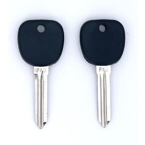 Uncut PK3 GM Transponder Key B106-P T5 ID13 Chip - 2 Pack