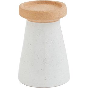 Mud Pie Small Terracotta Candlestick, 4 3/4" x 4 1/4" Dia