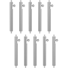 10pcs Quick Release Spring Bars, Stainless Steel Watch Pins Replacement Strap Link Pins Compatible for Samsung Galaxy Watch 6/Galaxy Watch 5/5 Pro/Galaxy Watch 4/4 Classic