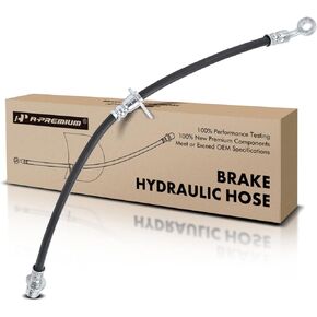 A-Premium Rear Driver Brake Hydraulic Hose Compatible with Select Honda and Acura Models - Civic 1992-1995 1999-2000, Civic del Sol 1993-1997, Integra 1994-2001 - Replace# 01468S03Z00