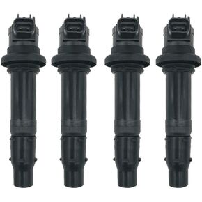 Amrxuts 4pcs 5VY-82310-00-00 Ignition Coil for Yamaha 2006-2014 FZ1 2015 FZS1 2009-2016 Vmax 1700 2002-2006 YZF-R1 2003-2007 R6 2006-2009 R6S F6T558