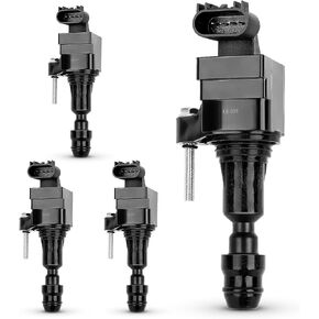 UF491 Ignition Coil Pack Compatible with Buick Regal Verano Lacrosses Allure/Chevy Cobalt Equinox Malibu Orlando HHR/GMC Terrain/Pontiac G5 G6/Saturn Replaces#UF645 D522C C1552 12638824 (set of 4)