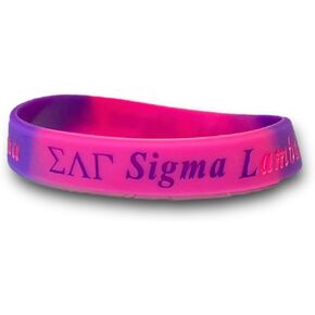 Sigma Lambda Gamma Silicone Bracelet, Regular