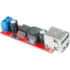 NOYITO 5V 3A Dual USB Power Supply Module DC12V 24V 6-35V Buck to 5V Adaptive Current Dual USB Output Charger Regulators