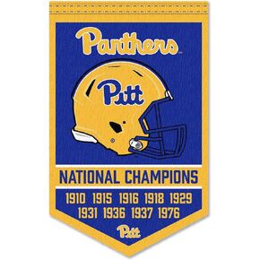 College Flags & Banners Co. Pittsburgh Panthers Football National Champions Banner