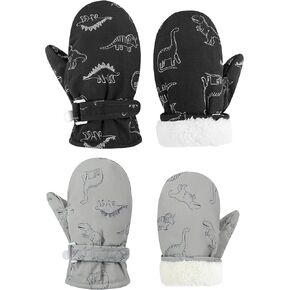 Fynnsure Toddler Mittens Lined Fleece Snow Gloves for Boys Girls Kids Winter Ski Gloves Baby Mittens in Saudi Arabia