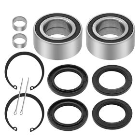 91209-HN2-003 Front Wheel Bearing and Seal Kit Replacement for Honda ATV Foreman 400 450 500 Rubicon 500 Rincon 650 680 Replace#91051-HA7-651 91256-HM7-003