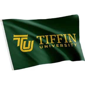 Desert Cactus Tiffin University Flag TU Dragons Flags Banners 100% Polyester Indoor Outdoor 3x5 (Style 2a)