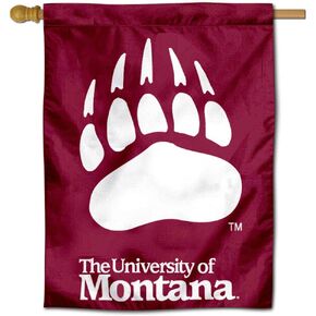 Montana Grizzlies House Flag Banner