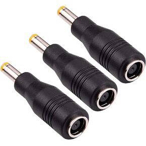 Solar Panel Adapter, DC7909 Female to DC5525 Male Connector, 8mm to 5.5mm, for Solar Generator Portable Power Station, Rechargeable Battery, UAV, Surveillance Camera 3 Pack