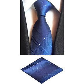 Men's Lot 1 PC Formal Tie Slim Striped Neck Ties Silk Neckties Set of 1