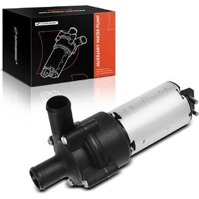 A-Premium Engine Auxiliary Water Pump - 4,5,6,8Cyl 2.3 2.5 2.6 2.7 2.8 3.0 3.2 4.2 5.0 5.5L - Compatible with Chrysler, Dodge, Freightliner & Mercedes-Benz - C220, CLK320, E320, G500, SLK230 & More