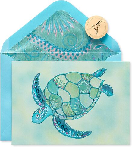Papyrus Blank Card (Mosaic Turtle) in Saudi Arabia