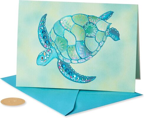 Papyrus Blank Card (Mosaic Turtle) in Saudi Arabia