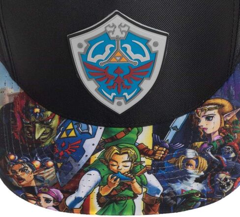 قبعة Zelda Video Game سوداء مطبوعة بالتسامي قابلة للتعديل in Saudi Arabia