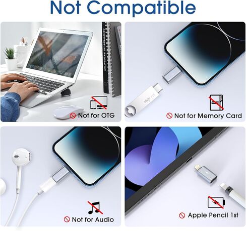 كابل محول TechMatte USB C من النوع C إلى Lightning، [3 حزم] 1.8-2.2 أمبير 15 وات يدعم مزامنة البيانات للشحن السريع، متوافق مع iPhone iPad iPod AirPods، وليس لسماعات الرأس/OTG Android، 1 أسود + 2 رمادي in Saudi Arabia