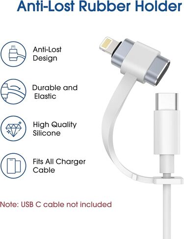 كابل محول TechMatte USB C من النوع C إلى Lightning، [3 حزم] 1.8-2.2 أمبير 15 وات يدعم مزامنة البيانات للشحن السريع، متوافق مع iPhone iPad iPod AirPods، وليس لسماعات الرأس/OTG Android، 1 أسود + 2 رمادي in Saudi Arabia