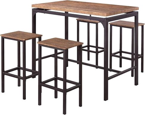 مجموعات طاولة الكرسي، كستنائي in Kuwait