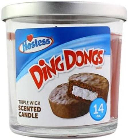 Large Triple Wick Scented Jar Candle 14 oz. with Lid - Fun Snack Cake, Holiday and Candy Scents (Chocolate Snack Cake) in Saudi Arabia