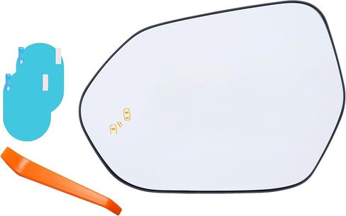 EAP Driver Side Mirror Glass Replacement Compatible with Toyota Camry 2018 -, Corolla 2019 -, PRIUS 2016 – 2023, Prius Prime 2017 – 2022, Heated with Blind Spot, Without Auto Dimming, TO1324141 in Saudi Arabia